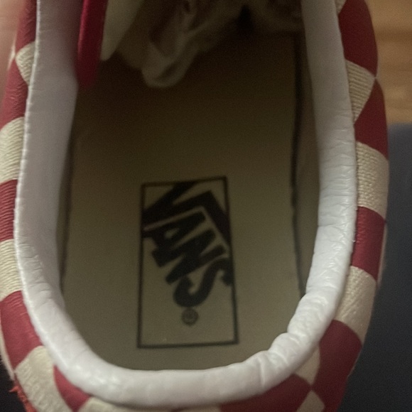 Red Checkerboard Old Skool Vans - Picture 3 of 3